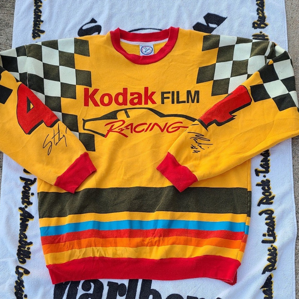 Vintage Kodak racing crew neck